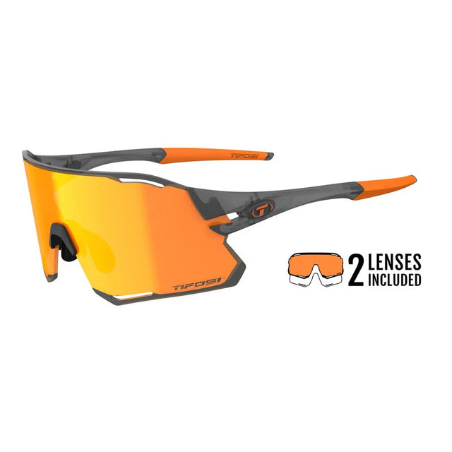 Tifosi Rail Race, Satin Vapor Clarion Orange/Clear – billede 1