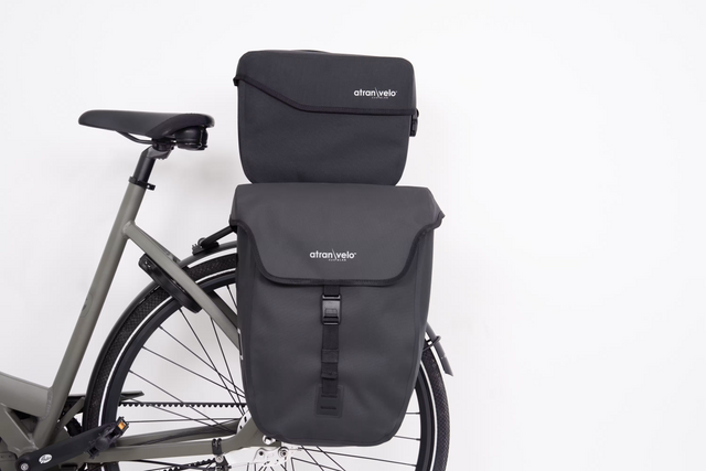 Atran Velo Sidetasker COMMUTER WP, Black AVS – billede 8