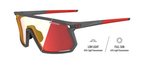 Tifosi Moab Satin Vapor Clarion Red Fototec – billede 1