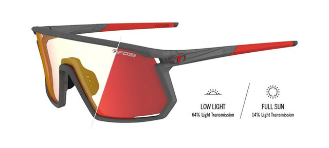 Tifosi Moab Satin Vapor Clarion Red Fototec – billede 1