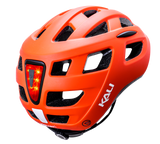 Kali Central Solid Mat Orange - Cykelhjelm