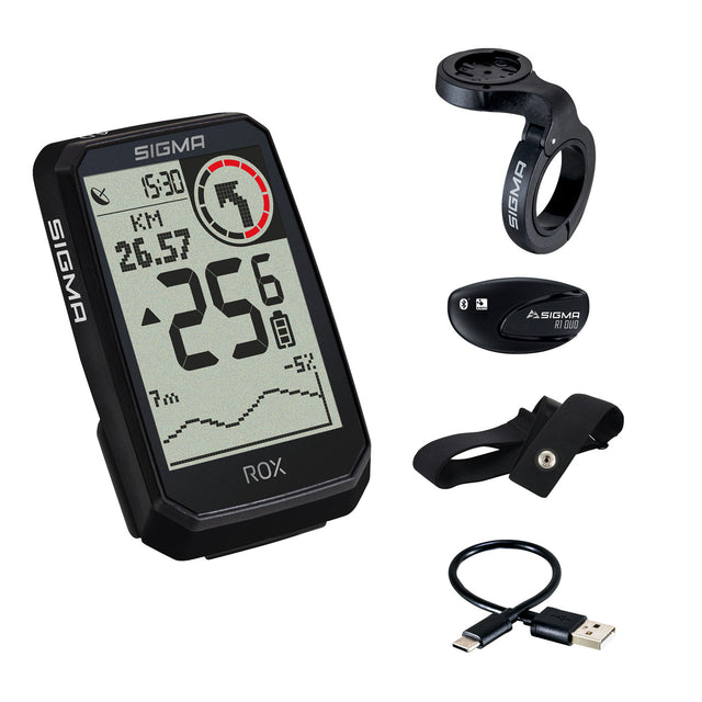 Sigma Computer ROX 4.0 (Black) Endurance HR Set – billede 1