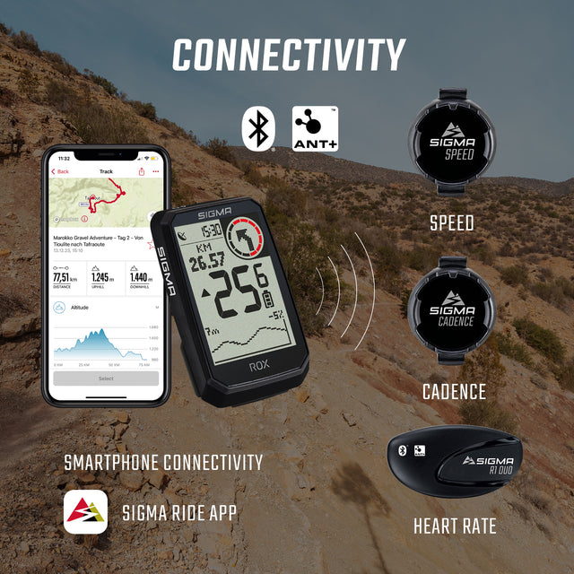 Sigma Computer ROX 4.0 (Black) Endurance HR Set – billede 10