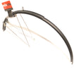 Mixbike Skærmsæt 700c 33mm, Matsort, Rustfrit tilbehør – billede 1
