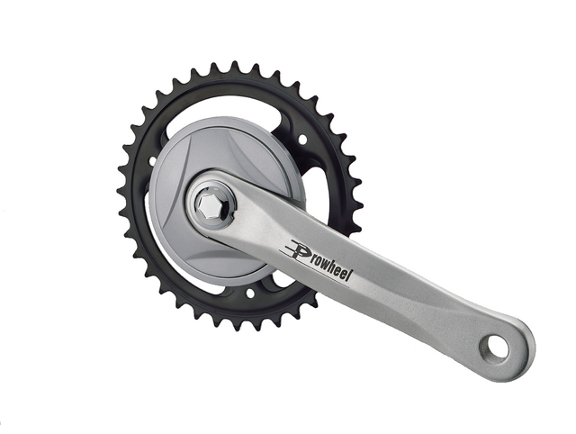 Mixbike Kranksæt Pro 38T 170mm 3/32” Alu Sølv – billede 1