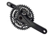 Mixbike Kranksæt 9/10-sp 42/32/24T 175mm Alu Sort – billede 1