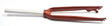 Bafang Forgaffel VIA Rød Mat Alu, 56cm – billede 1