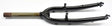 Bafang Forgaffel 26", Alu, V-Brake, Nova IV Sort – billede 1