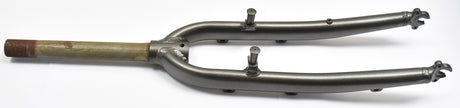Bafang Forgaffel Alu, V-Brake, Nova IV Grå/Brun – billede 1