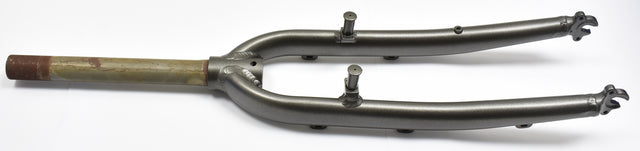 Bafang Forgaffel Alu, V-Brake, Nova IV Grå/Brun – billede 1