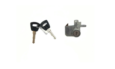 Batterilås for shimano GT m/2 nøgler ABUS – billede 1