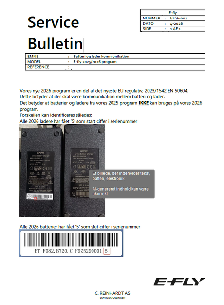 Bafang Lader 2Ah Eos og Eos Shopping 2026 – billede 2