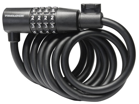 Trelock Spirallås SK108, 180cm/8mm, m/kode – billede 1
