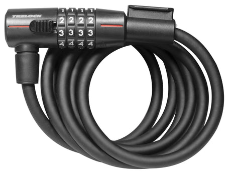 Trelock Spirallås SK210, 180cm/10mm, m/kode – billede 1