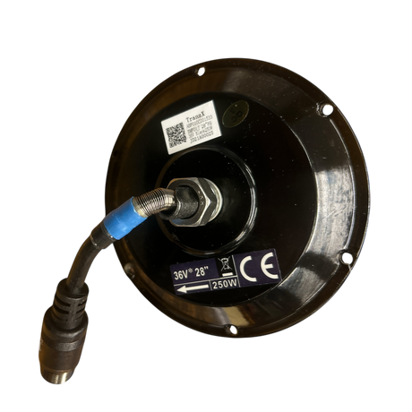 TranzX Indsats 36V MF01J 28" m/omløber Silence, Sort – billede 1