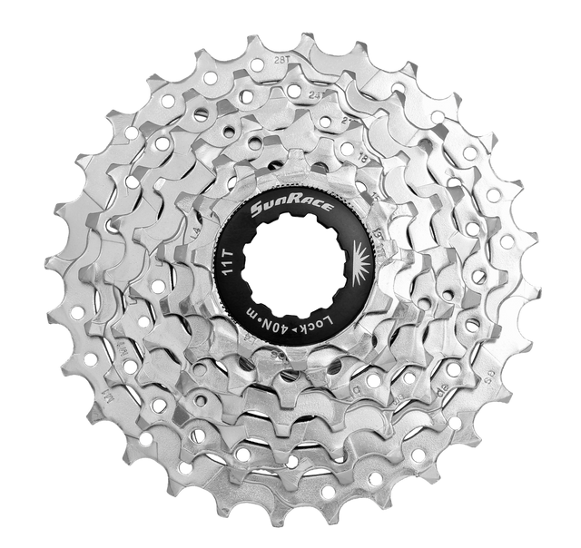 Kassette Sunrace 7sp. 11-28T Sølv – billede 2