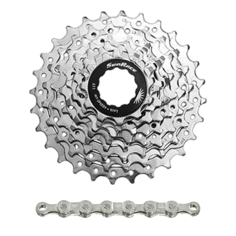 Sampak Sunrace 8sp 12-25T + 1/2 x 3/32 – billede 1