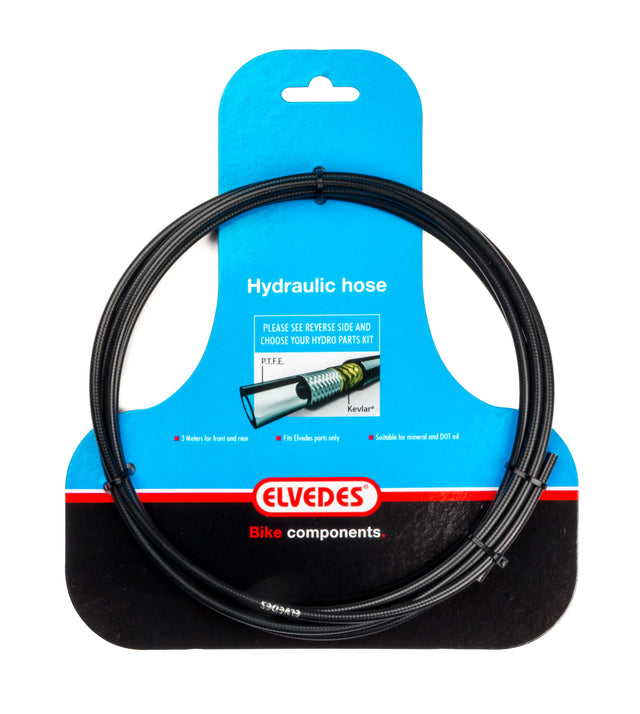 Elvedes Bremseslange Hydra 3m Sort – billede 1
