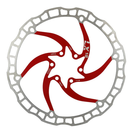 Elvedes bremseskive LX18 rød – billede 2