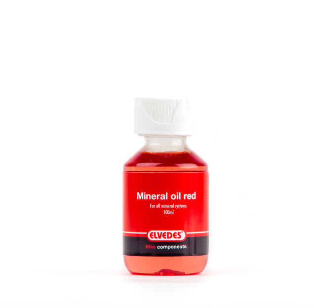 Elvedes Mineral Olie Rød til alle Mineral Systemer 100ml – billede 1