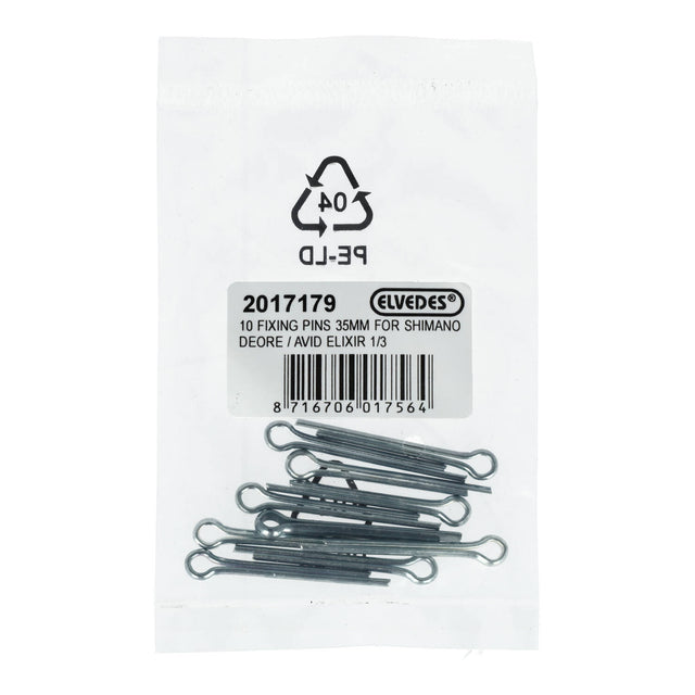 Elvedes Fixing Pin Shimano Deore/Avid 35mm 10stk – billede 3