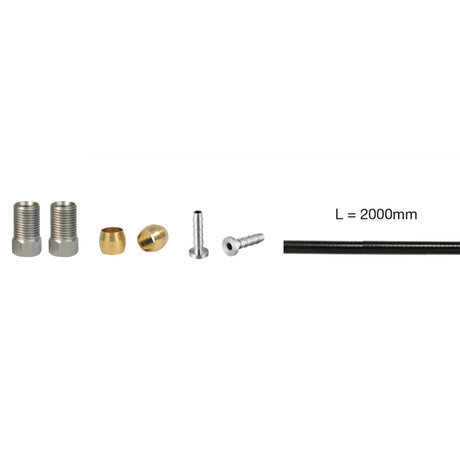 Elvedes Slange Hydra 2m Shim. SM-BH90 M8x0.75 Sort – billede 1