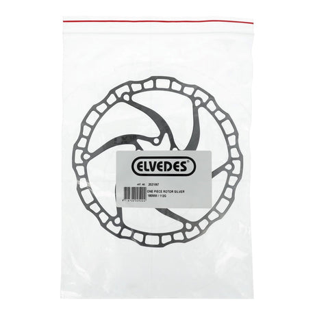 Elvedes bremseskive 180 mm sølv – billede 2