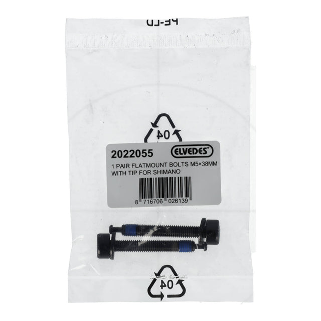Elvedes Bolte Flatmount m5×38mm with tip Shim 2stk – billede 2