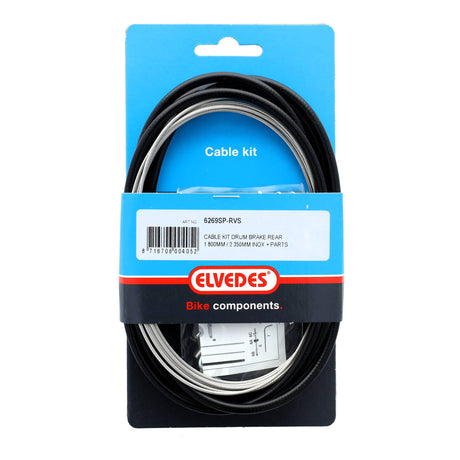 Elvedes Kabelkit Tromlebremse 1700/2350mm Sort – billede 2