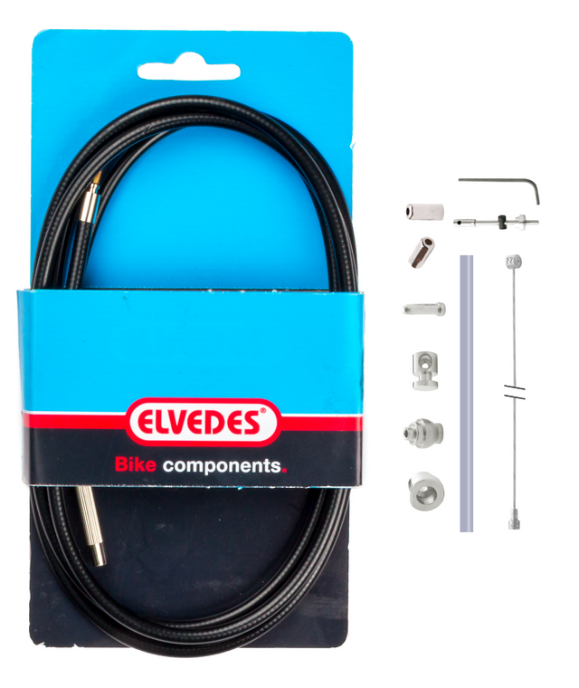 Elvedes Kabelkit Tromlebremse 1700/2350mm Sort – billede 1