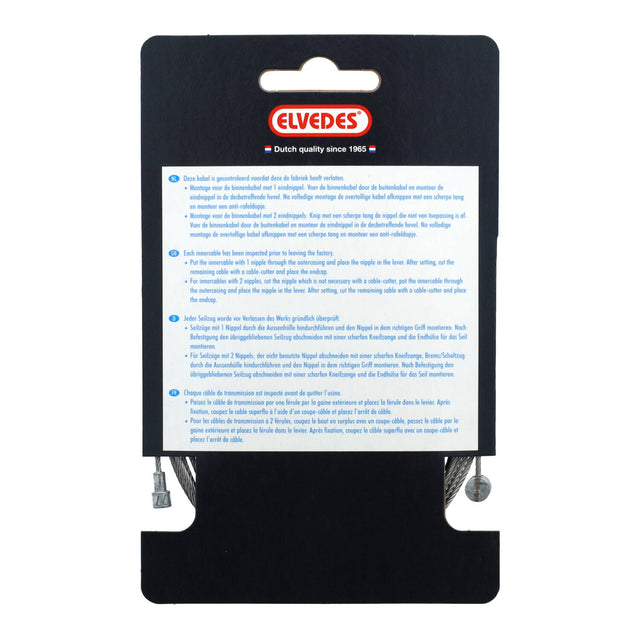 Elvedes Bremsewire 1×49 ø1,5/2250mm ø5,5×10 & ø7×6mm – billede 4