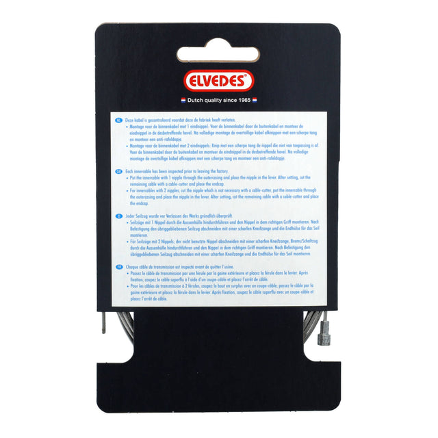 Elvedes Bremsewire 1×19 ø1,5/2250mm ø5,5×10 – billede 4