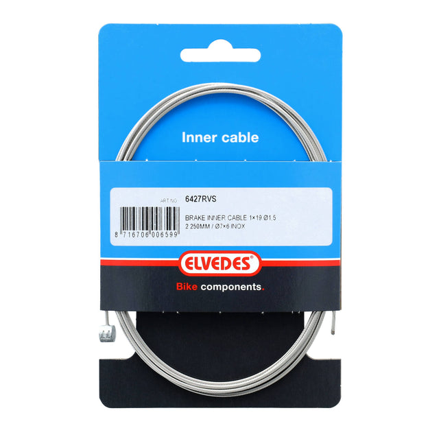Elvedes Bremsewire 1×19 ø1,5/2250mm ø7×6mm – billede 3