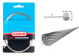 Elvedes Bremsewire 1×19 ø1,5/2250mm ø7×6mm – billede 1