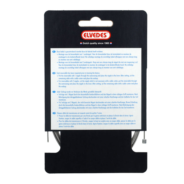 Elvedes Gearwire 1×19 ø1,1/3000mm ø4×4mm – billede 4