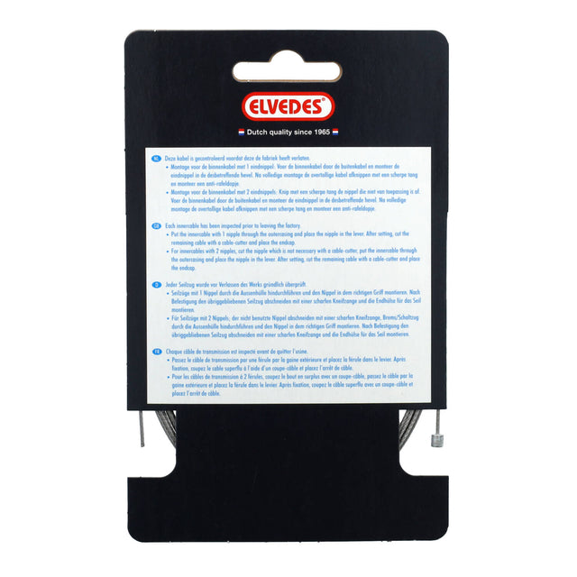 Elvedes Gearwire 1×49 ø1,1/2250mm ø4×4mm Slick – billede 4
