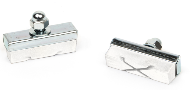 Elvedes Bremsesko X-groove design hvid – billede 1