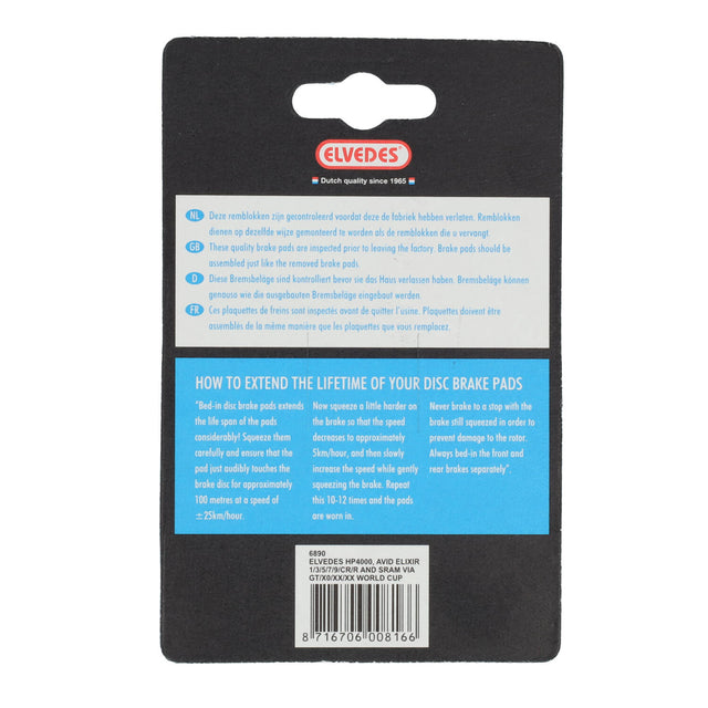 Elvedes Bremsesko Organic Avid, 1sæt – billede 4