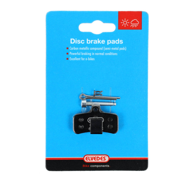 Elvedes Bremsesko Metallic Carbon Shimano, 1sæt – billede 3