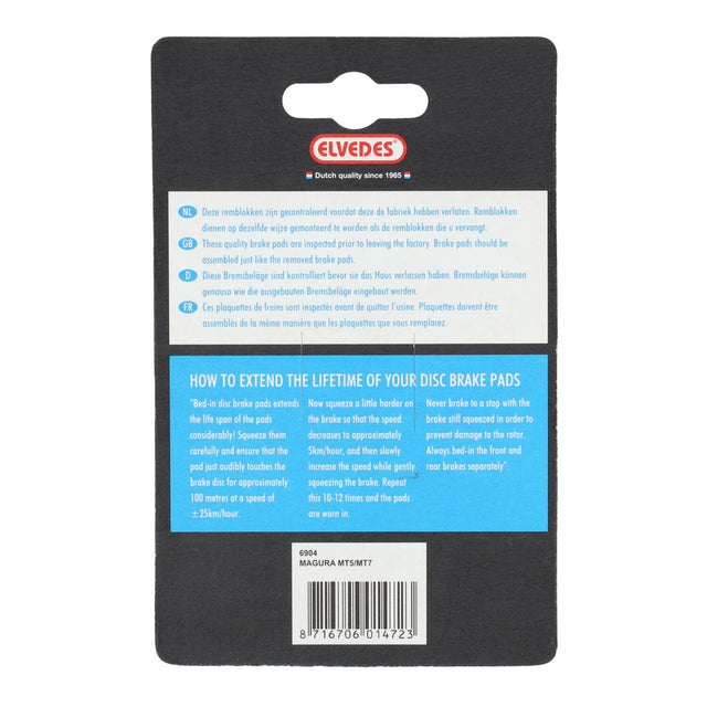 Elvedes Bremsesko Organic Magura MT5/7 (2 par) – billede 4