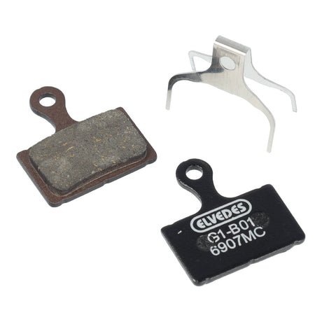 Elvedes Bremsesko Metallic Carbon Shimano, 1sæt – billede 2