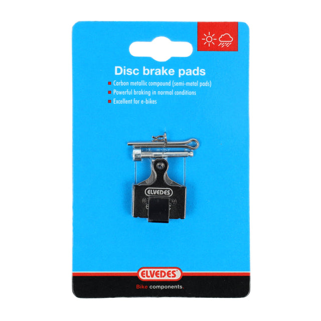 Elvedes Bremsesko Metallic Carbon Shimano, 1sæt – billede 3