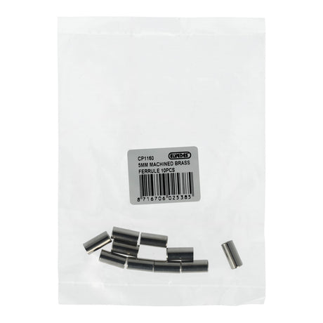 Elvedes Kabelender Ø5,0mm Messing CNC 10stk – billede 2