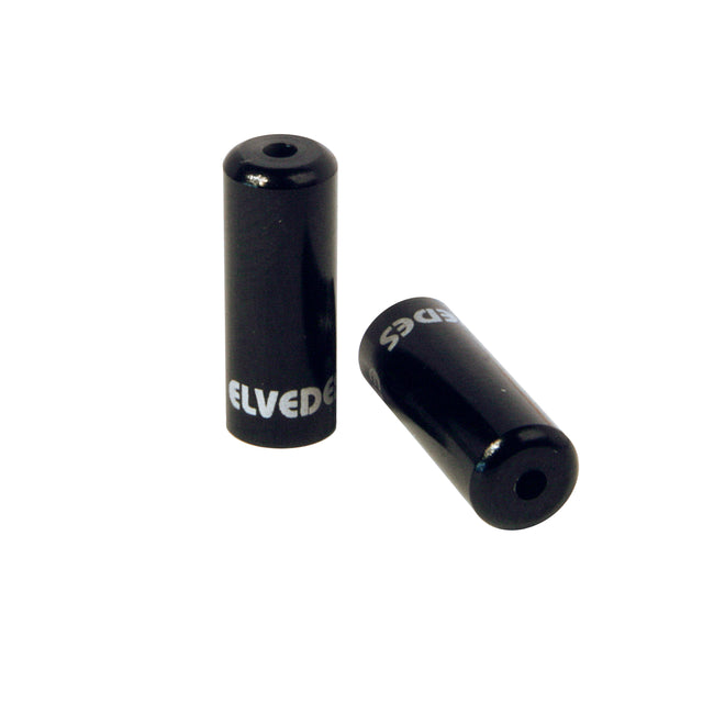 Elvedes Kabelende m.pakning Ø4,2mm Alu Sort 10stk – billede 1