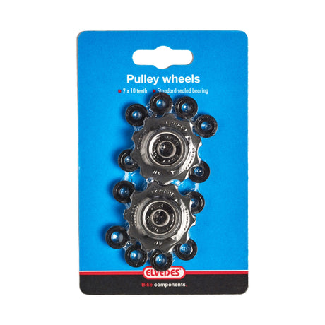 Elvedes Pulleyhjul 2×10T Lukkede lejer Smal/Bred – billede 2