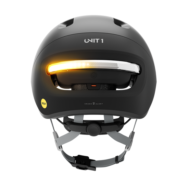 Unit1 NEON Mips Smart Helmet Charcoal Black 59-62/L – billede 5