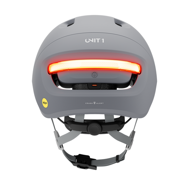 Unit1 NEON Mips Smart Helmet Mineral Gray 59-62/L – billede 4