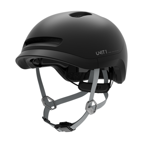 Unit1 NEON Mips Smart Helmet Charcoal Black 55-59/M – billede 1