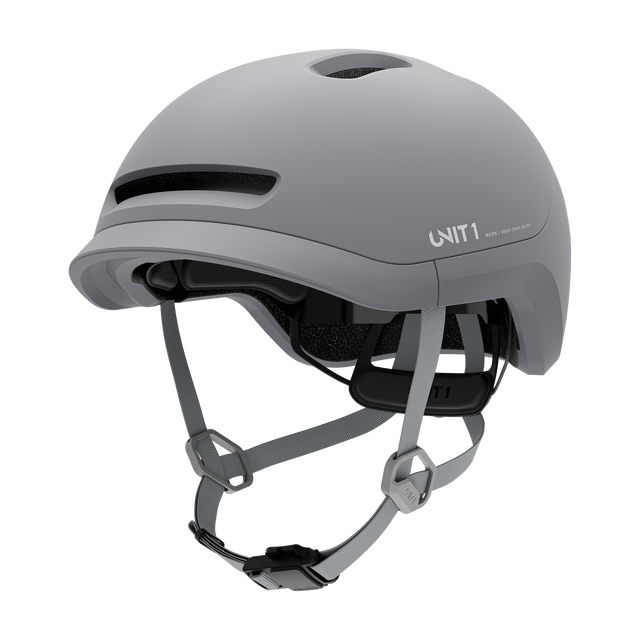 Unit1 NEON Mips Smart Helmet Mineral Gray 55-59/M – billede 1