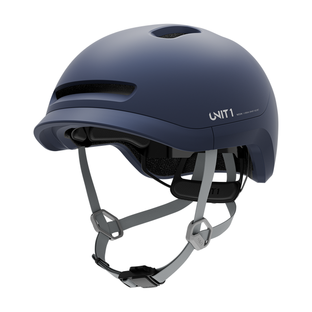 Unit1 NEON Mips Smart Helmet Steel Blue 51-55/S – billede 1